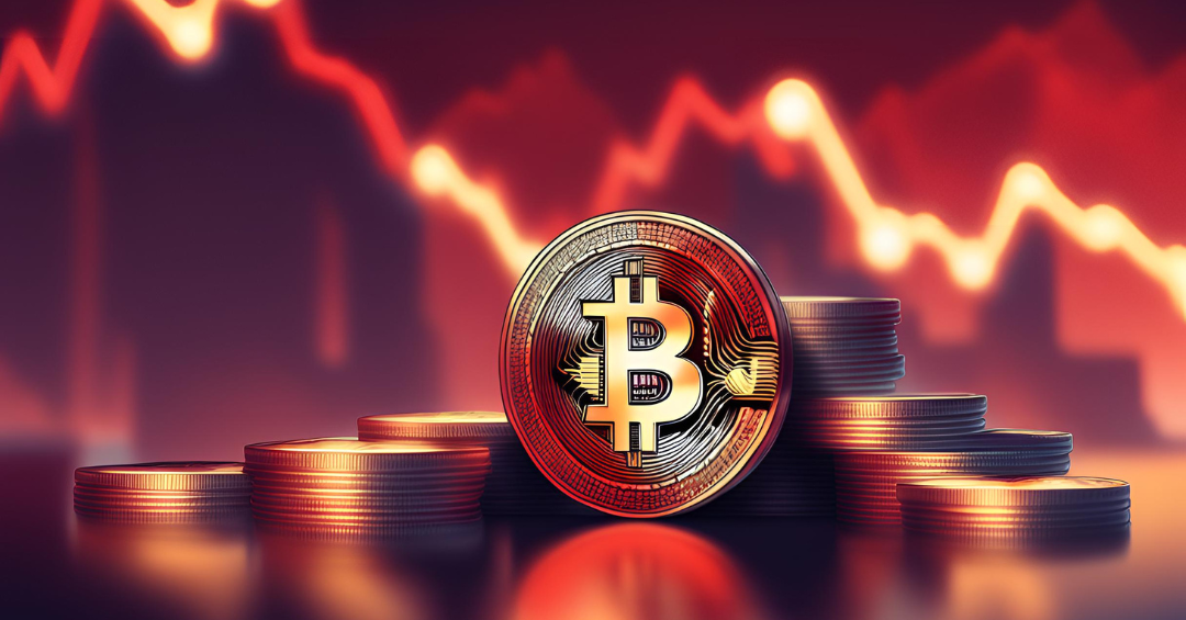 Harga Bitcoin turun 10% akibat suku bunga The Fed tetap sama.